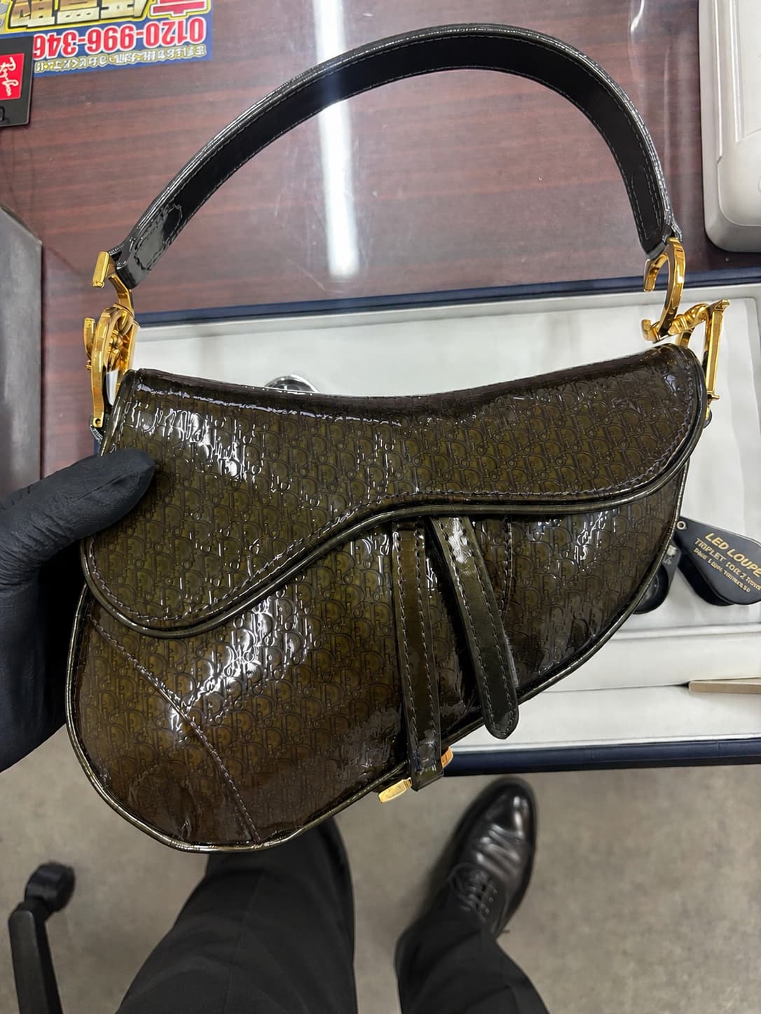 多可町のお客様よりディオール サドルバッグをお買取いたしました|エナメル素材も高価買取中! のサムネイル