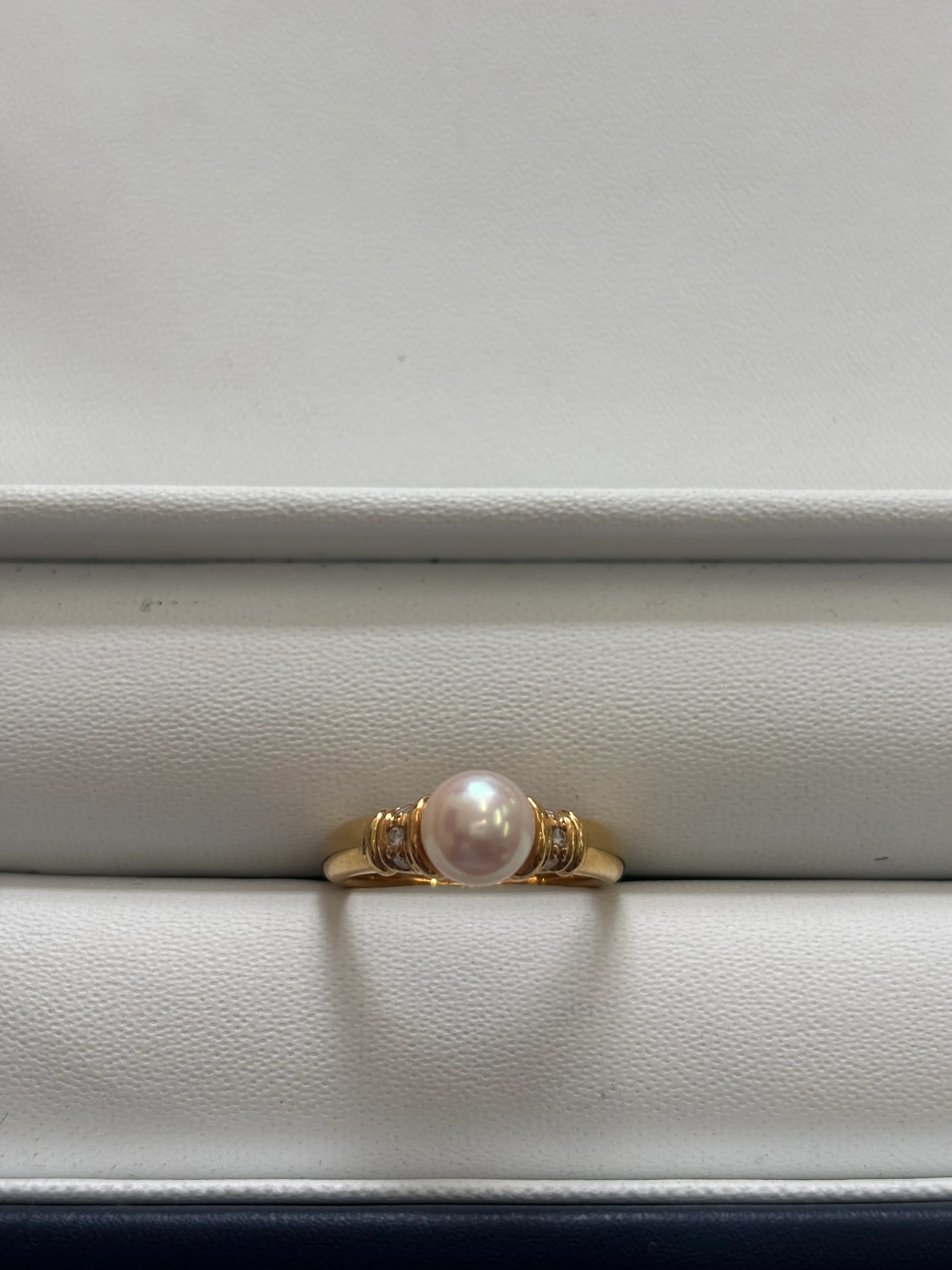【多可町のお客様より】POLA K18 真珠リングをお買取りいたしました|西脇市・加東市で真珠・金製品の買取なら買取本舗あいみつや のサムネイル