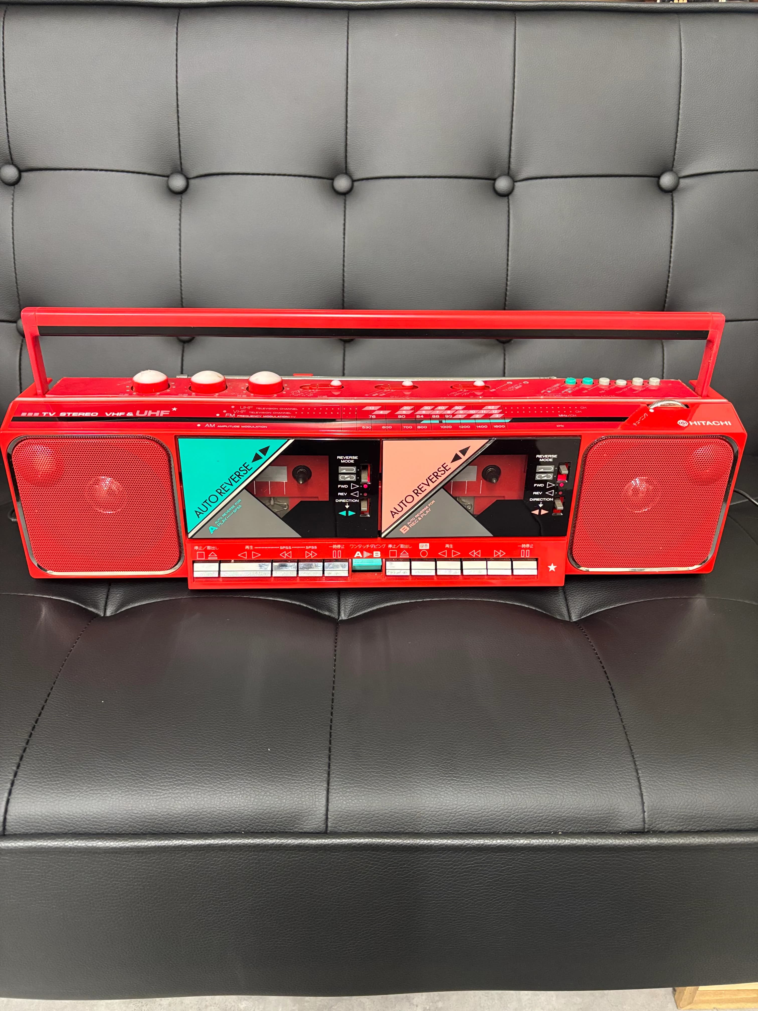 【西脇市】日立製ダブルラジカセを高価買取!昭和レトロ家電・古いカセットデッキも買取強化中! のサムネイル