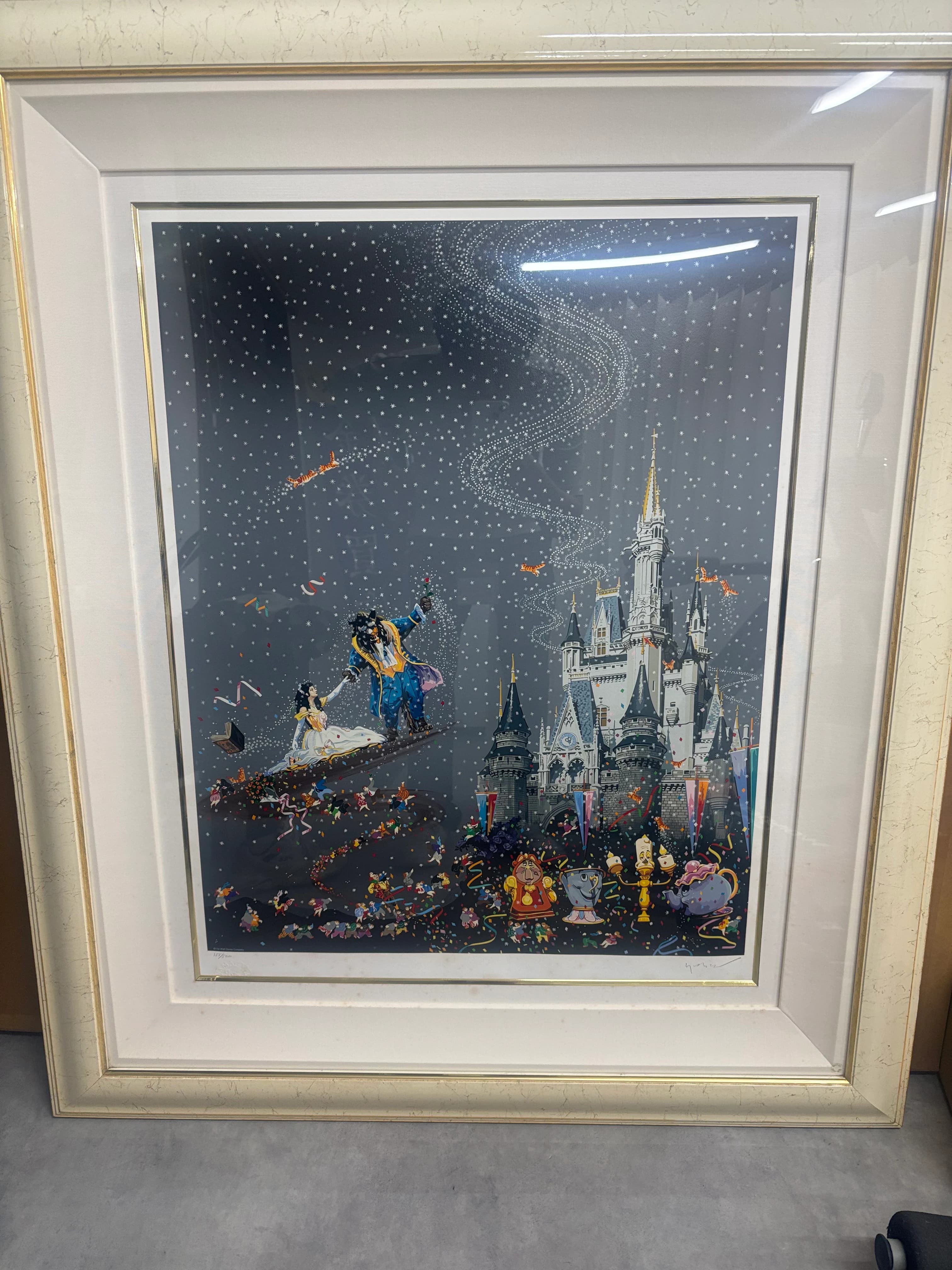 丹波市のお客様よりヒロ・ヤマガタ「ビューティー&ザ・ビースト/スノーナイト」を買取いたしました|絵画・版画・シルクスクリーン買取なら買取本舗あいみつや のサムネイル