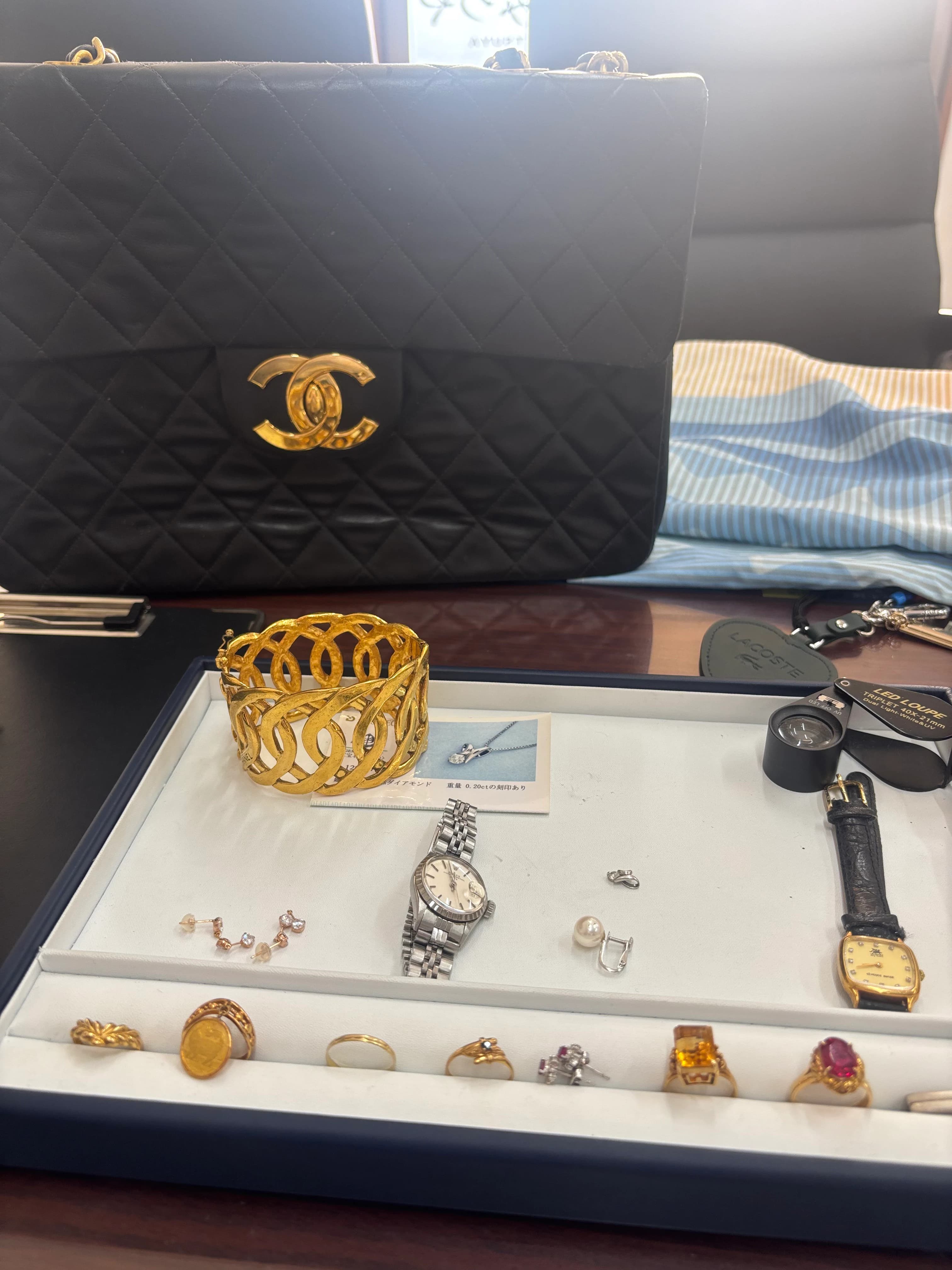 西脇市・多可町でシャネル マトラッセやシャネル バングル、ロレックス、貴金属を高価買取しました|買取本舗あいみつや のサムネイル